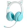 GHDVOP Cat Ear Bluetooth Cat Ear Wireless For Wired and Wireless Includes Rainbow Color Includes Japanese Instruction Manual Convenient To Cat Ear