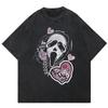 2024 Streetwear Funny Skull Printed Unisex T-Shirt