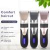 Ceramic Blade Digital Display Electric Hair Clipper Adult Children Hair Trimmer USB Rechargeable Hair Cutter Barber