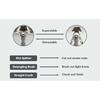 Pet Deshedding Brush 3 in 1 Cat Dog Hair Remover Puppy Kitten Comb with Stainless Steel Teeth Dogs Grooming Shedding Supplies