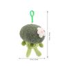 CALLARON Cute Broccoli Plush Keychain, Bag Charm, Plush Pendant, Velvet Fabric & PP Cotton, Versatile Backpack Decoration, 19cm, Lightweight, 70g