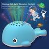 Whale Night Light Baby Luminous Toy Projector Story Music Player Projector Lamp Baby LED Sleep Lamp Baby Learning Machine