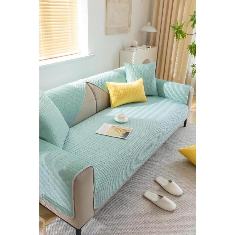 Ice Silk Sofa Cushion Four Seasons Universal Non-Slip Mat Sofa Cover Slipcover Summer Summer High-End Cover Cloth