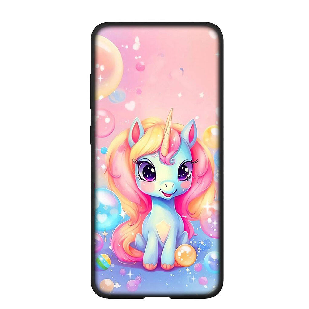 Phone Case for iPhone 17 16 15 Xiaomi Poco F8 F7 F6 X7 X6 M8 C85 C75 C71 Redmi Note 14 13 12 11 Pro Max A3 A4 14C 13C 15C Lovely Unicorn Horse Cover