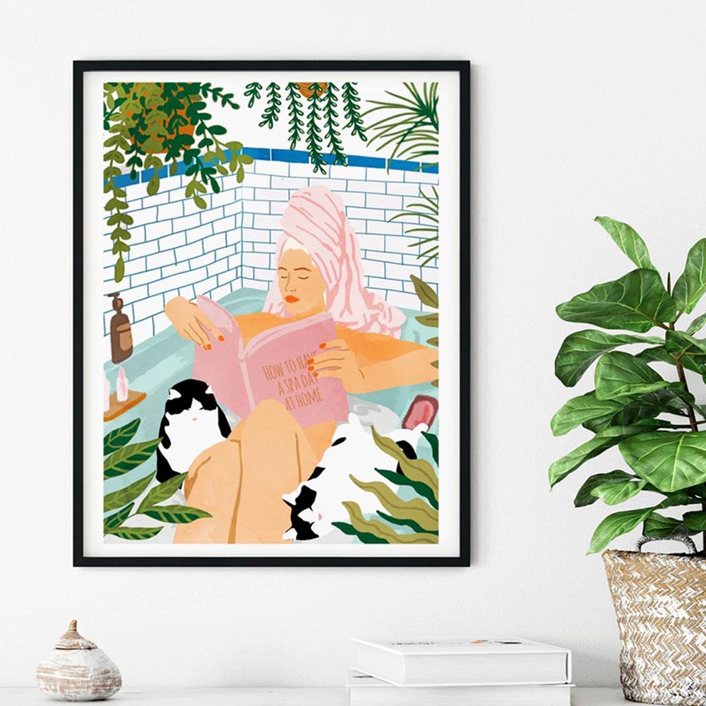 Дикий мир, природные тропические джунгли, качающиеся луга, настенная живопись на холсте, постер