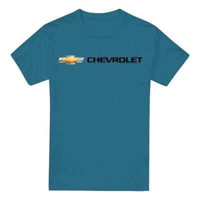 Унисекс футболка для взрослых Chevrolet Chevy Bowtie широкого кроя