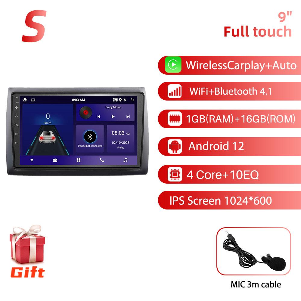Android Car Radio 9 дюймов для Fiat Stilo 2010 GPS 2din 4G LTE Мультимедиа Видео Плеер Головное Устройство Радио Стерео Беспроводной Carplay