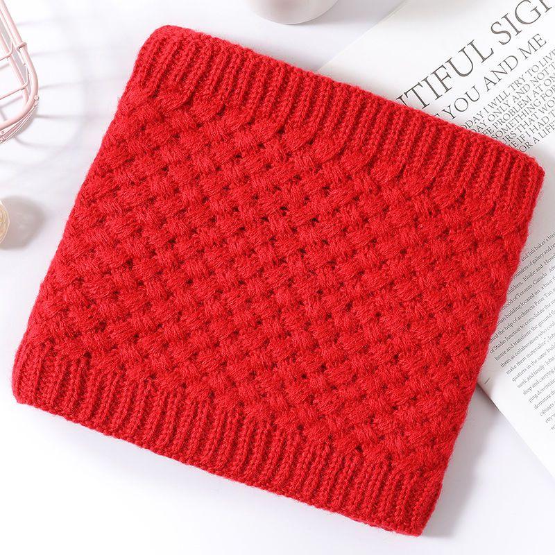 Универсальный флисовый утолщенный шарф-снуд для мужчин и женщин, зимний теплый вязаный шарф-капюшон