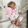 Милая пухлая 60 см Мэдди Реборн, кукла для малышей, 50 см, полностью виниловое/тканевое тело, дополнительная кукла возрождения, уже законченная 3D-красочная кожа, детские куклы для детей