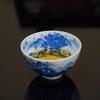 Ручная роспись Сине-белая керамическая чайная чашка Jingdezhen - Дизайн с пейзажем