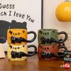 Кружка Cat Stacking Mug Креативная кружка Домашняя кружка Набор керамических кофейных кружек