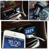 4 в 1 автомобильное зарядное устройство с двумя USB-портами 3,1 А, адаптер для быстрой зарядки, цифровой дисплей, напряжение, температура
