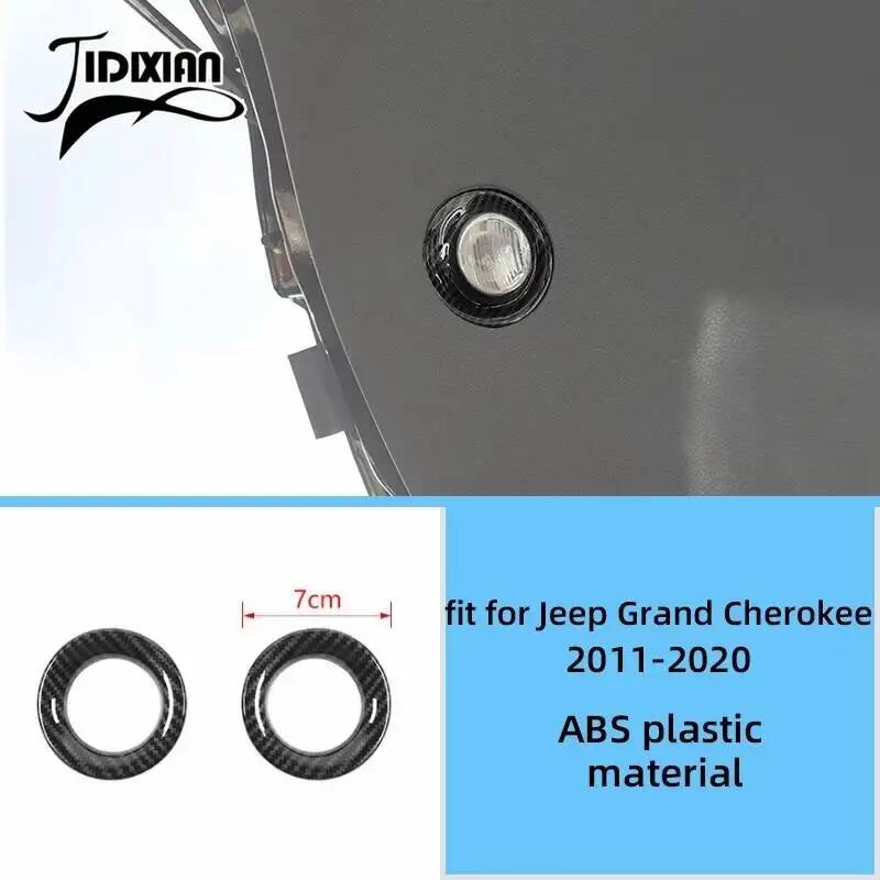 JIDIXIAN Carbon Fiber Grain Interior Decoration Cover for Jeep Grand Cherokee 2011 2012 2013 2014 2015 2016 2017 2018 2019 2020 we1