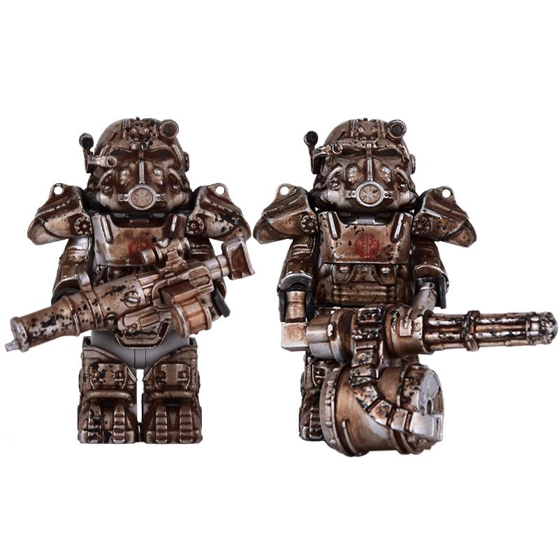 MOC Military X-01 Mech Anime Action fallouted Knights Bracket Scale Model Figures Weapons Robots Mecha Building Block Set Block Bricks Toy