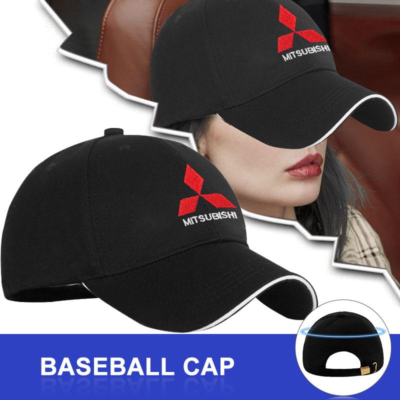 cxfnzt1 Car duck tongue cap For Mitsubishi 3D Hat Cap Car MOTO GP Racing F1 Baseball Cap Hat Adjustable Casual Trucket Hat hip hop