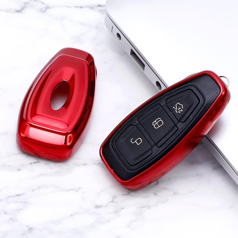 TPU Protective Ford Key Case for Kuga, Focus, EcoSport, Escort, and Mondeo