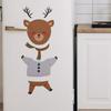 Christmas Decorations Creative Reindeer Snowman Santa Claus Refrigerator Magnet Stickers Set Cute Fridge Magnet Stickers