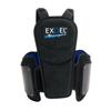 EXGEL Body Dry Carbon Vest Junior Gel Back and Side Shock Mesh Made in Protector, 17, Size, Black, Cushion, Support, Motorsports, Karting, Absorption,