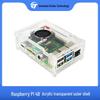 Акриловый корпус для Raspberry Pi 4B с вентилятором охлаждения и поддержкой 3,5-дюймового дисплея
