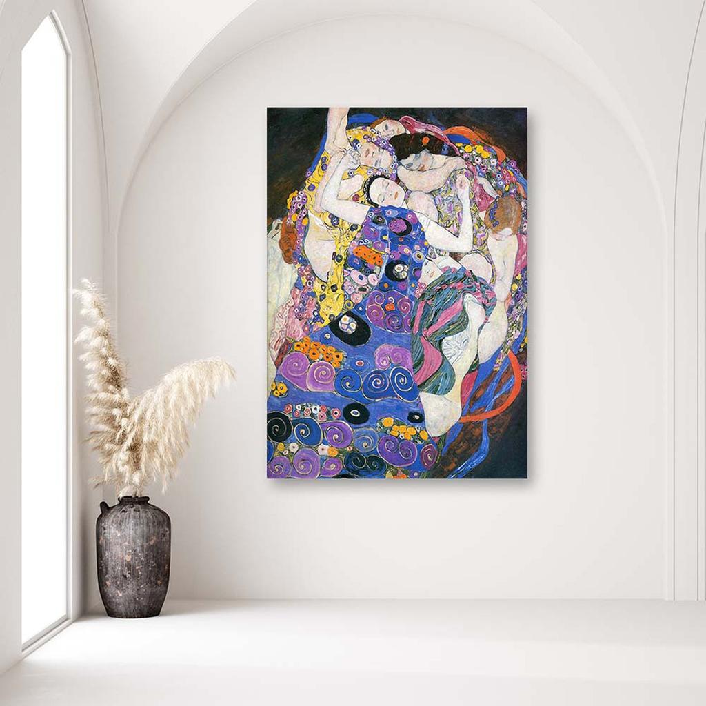 Canvas Print, Virgin - G. Klimt Reproduction