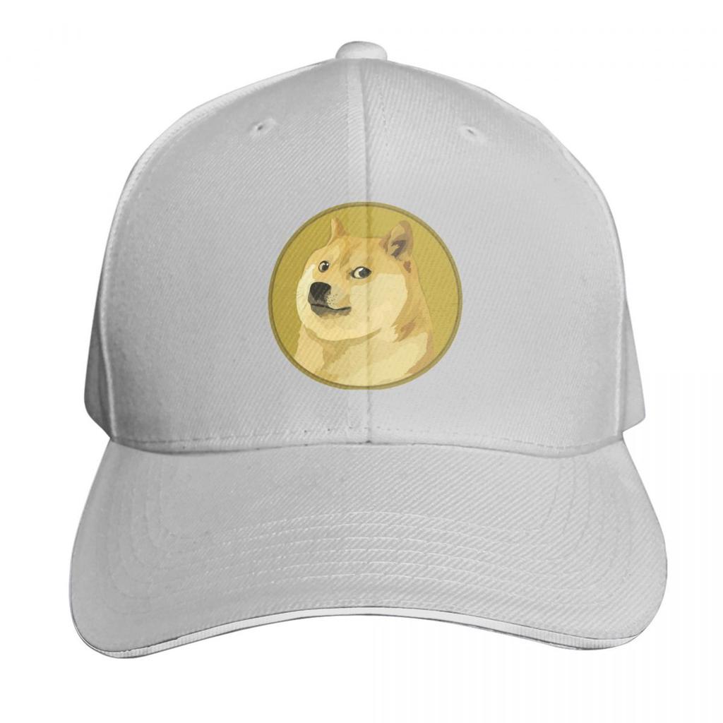 Doge The Dogecoin Funny Bitcoin Cap Fashion Casual Baseball Caps Adjustable Hat Hip Hop Summer Unisex Baseball Hats