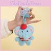 Plush Elephant Keychain With Cute Animal Design For Students And Gift Giving