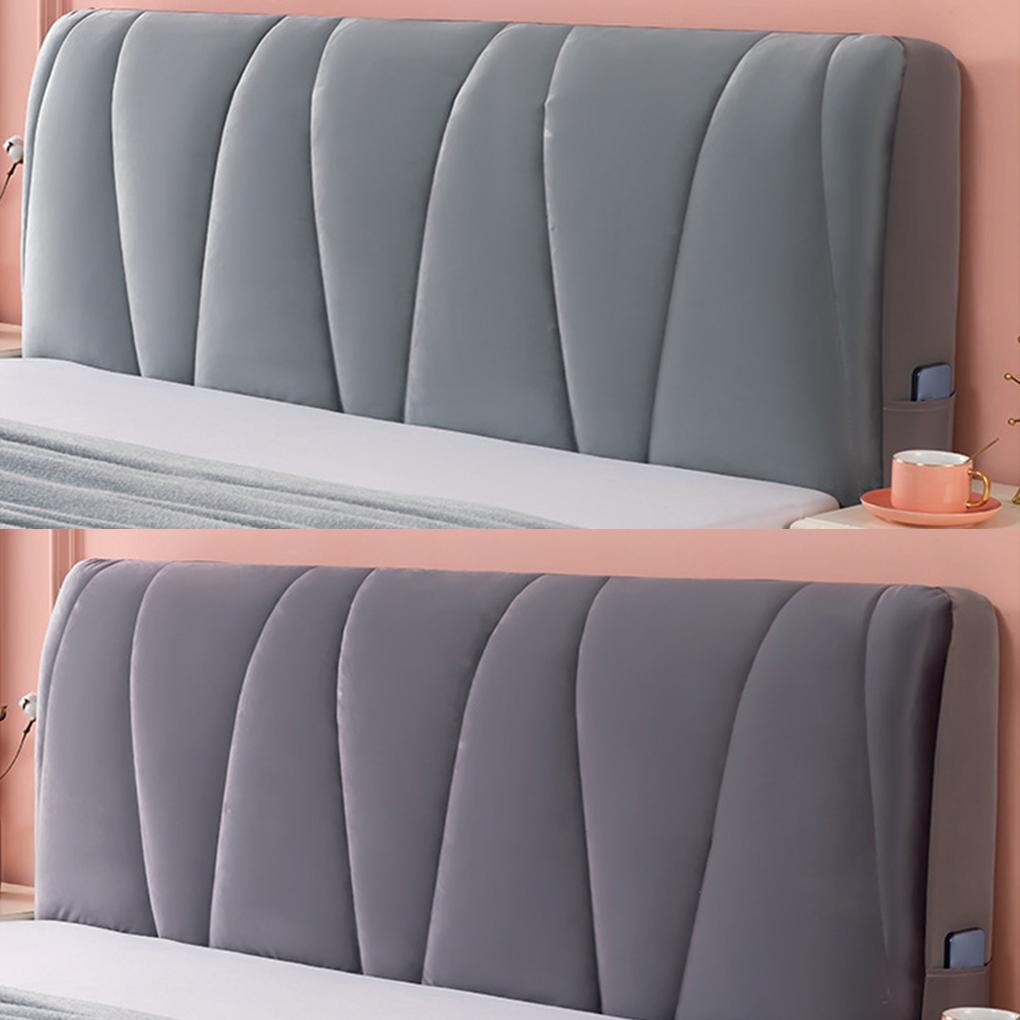 Утолщенный обитый моющийся универсальный защитный чехол для изголовья кровати Попрощайтесь с пылью и пятнами