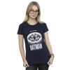 DC Comics Womens/Ladies The Flash Batman White Logo Cotton T-Shirt