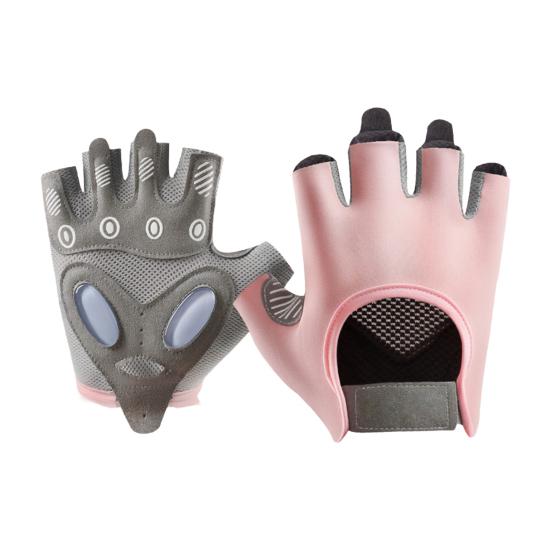 Дышащие перчатки для тренировок для мужчин и женщин, нескользящие перчатки для поднятия тяжестей, тренировок в спортзале, езды на велосипеде, перчатки для фитнеса с полупальцами
