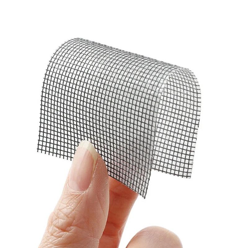Strong Self Adhesive Window Screen Repair Tape Window Net Screen Repair Patch Covering Up Holes Tears Anti-Insect Mosquito Mesh