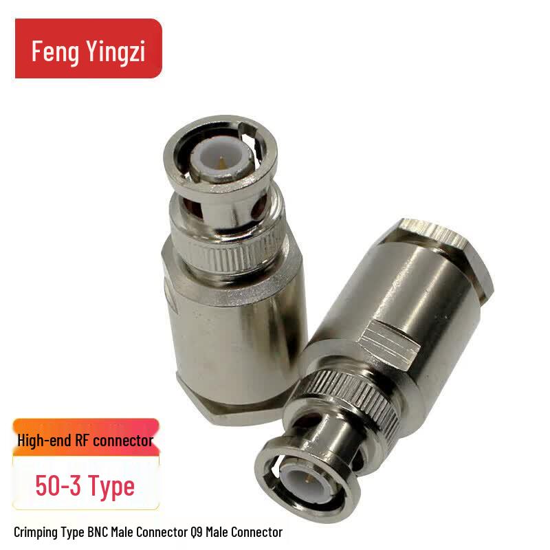 Pure Copper BNC Male Connector for 50-3 Feeder Cable