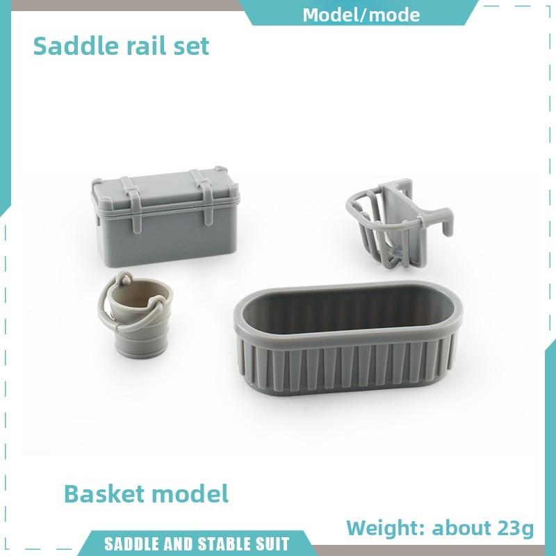Simulation Farm Model Kit With Plastic Enclosures And Saddle For Model Builders And Collectors