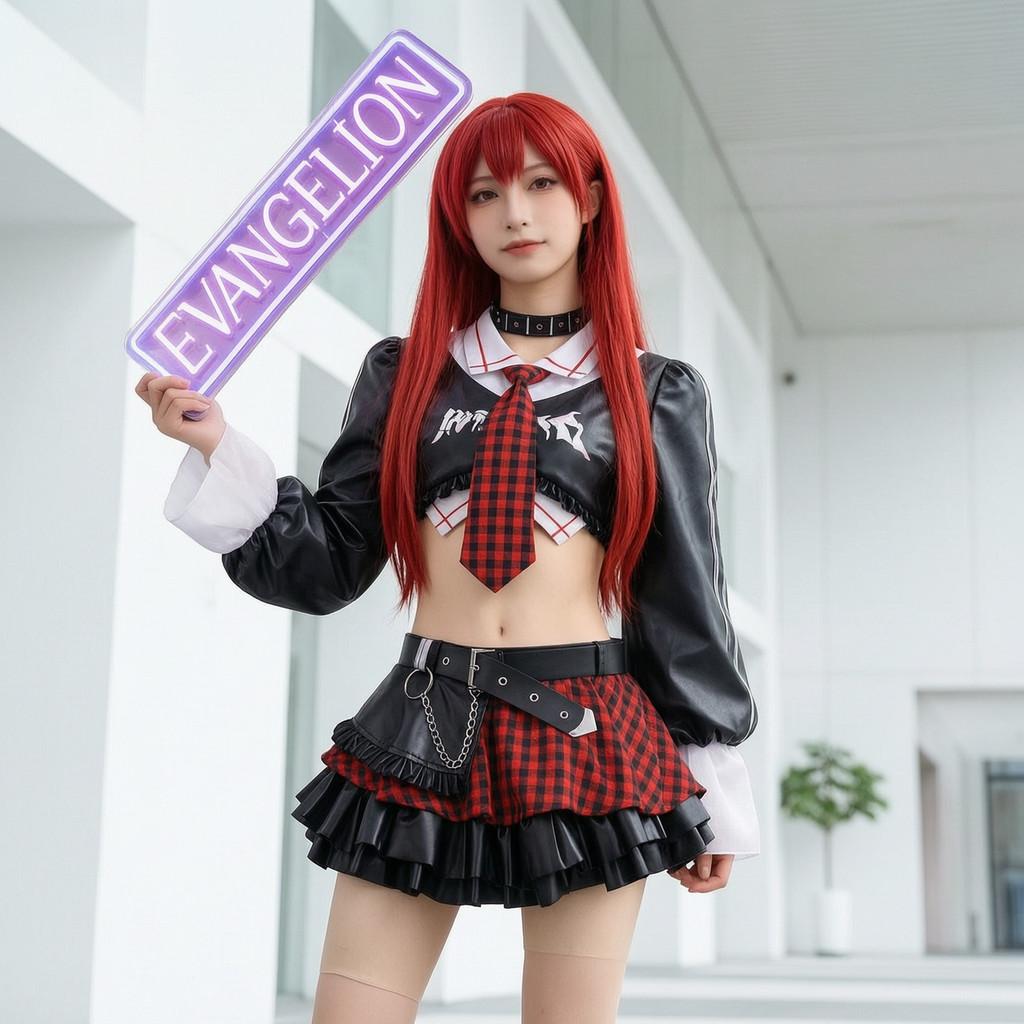 Косплей-костюм Kyou No Asuka Show из полиэстера для аниме-ролевых игр