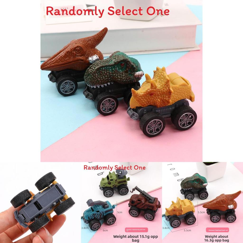 Dinosaur Inertia Vehicle With Plastic Dinosaur Design For Childrens Educational And Gift Use