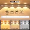 Motion Sensor Light LED Sensor Lamp Wireless Ultra Thin USB LED For Kitchen Cabinet Bedroom Wardrobe Indoor Lighting Night Light