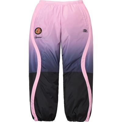 Supreme Спортивные брюки Umbro с градиентом, розовые