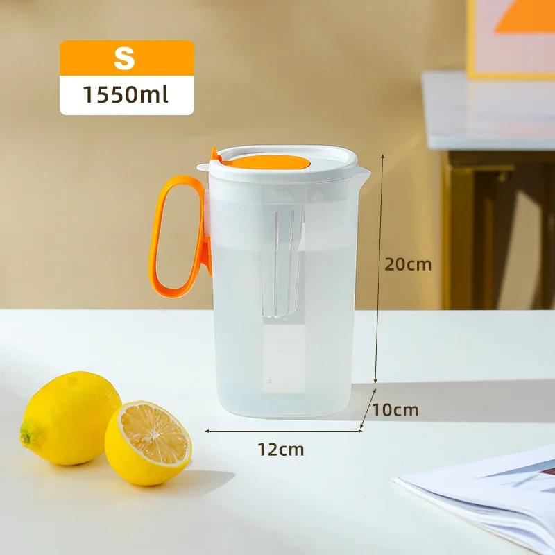 Кувшин для воды 1,5/2,2 л, контейнер для лимонада, соковыжималка, большой заварочный чайник с заварочным устройством для чая, пластиковый горшок для холодных напитков, кувшин для напитков