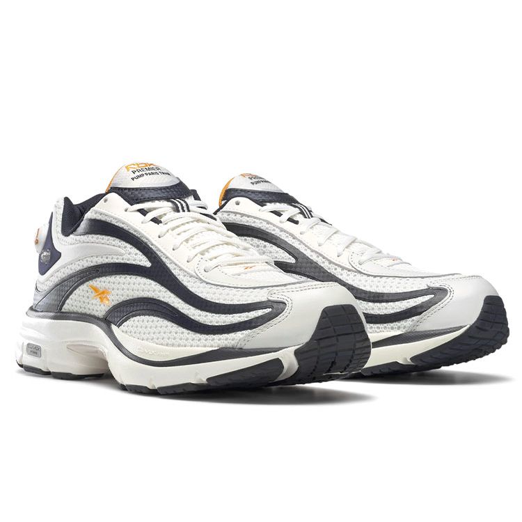 Reebok Темно-синие кроссовки унисекс Premier Pump Paris Chalk Vector Кремово-алебастровый GY5303