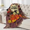 Halloween cartoon theme Printed Blanket for Sofa Travel Camping Living Room Office Conditioning Blanket for All Seasons Gifts
