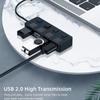Концентратор USB 2.0. Мультиразветвитель USB. Расширитель на 4 порта. Несколько концентраторов USB 2.0. Используйте адаптер питания. Концентратор USB 2.0.