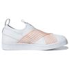 Adidas Superstar Slip On прозрачные оранжевые женские кроссовки обувь-белый D96704