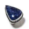 Sodalite Gemstone 925 Sterling Silver Gift Jewelry Ring Size 6.5