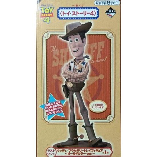 Неоткрытый товар Ichiban Kuji История игрушек 4 Последний приз Подставка для аксессуаров Вуди Фигурка Старая цветовая версия.