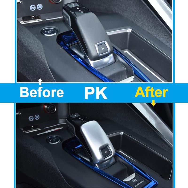 Автомобильная ручка переключения передач, крышка головки шестерни, накладки для Peugeot 3008 5008 GT Citroen C5 Aircross 2017 2018 2022