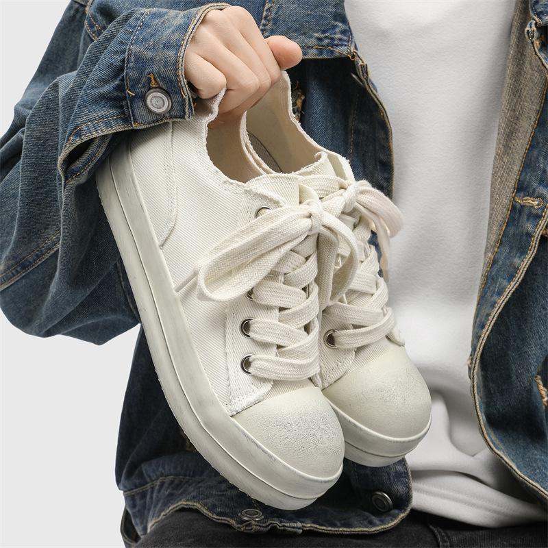 Новые низкие эспадрильи, спортивные и для отдыха, старая и грязная мужская обувь, нишевые утолщенные кроссовки на платформе, мужские X280