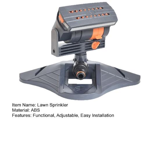 Газонный дождеватель 16 отверстий Дождеватель с колышком для грунта Регулируемый 4 режима распыления Садовый дождеватель для полива растений во дворе, на газонах, овощей
