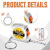 3-Foot/1-Meter Tape Measure Keychain Soft Steel Measure Keychain Measuring Ruler Tape  Daily