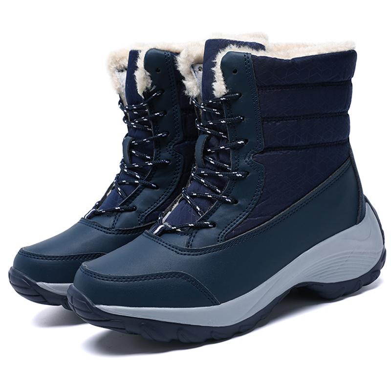 Женские сапоги на каблуках Женские зимние сапоги с мехом Теплые ботильоны Зимние ботинки Женские зимние ботинки на платформе Ботинки