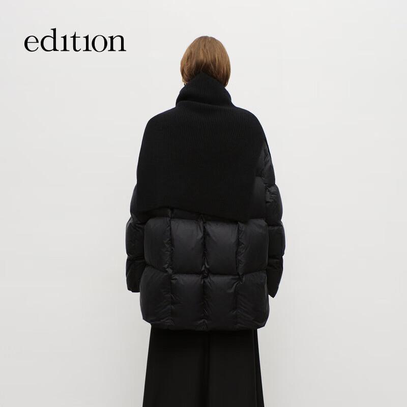 Edition Women's Shawl Collar White Goose Down Jacket