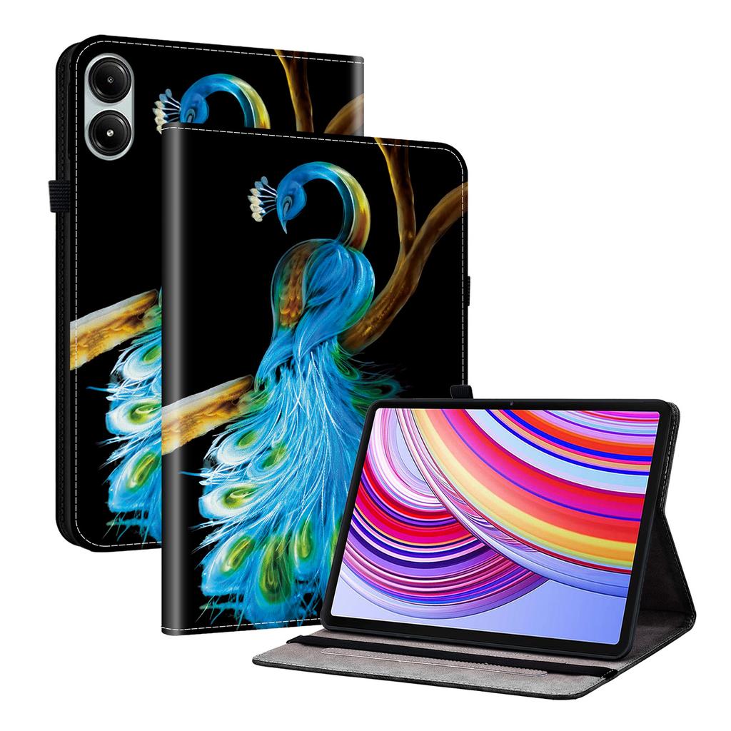 PU Leather Tablet Case for Xiaomi Poco Pad - 11 Styles! Durable, with 2 Stand Slots, Pencil Holder & Card Slots, Flexible TPU Back Cover